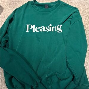 Pleasing Green Sweatshirt